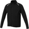 Elevate Men's Black Sitka Hybrid Softshell Jacket 2 Elevate Men's Black Sitka Hybrid Softshell Jacket -Elevate TM19530 Black F