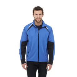 Elevate Men's Olympic Blue Sitka Hybrid Softshell Jacket -Elevate TM19530 Olympic Blue HTF
