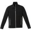 Elevate Men's Black Sopris Softshell Jacket -Elevate TM19535 Black F