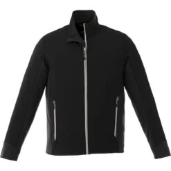 Elevate Men's Black Sopris Softshell Jacket