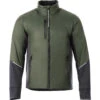 Elevate Men's Loden/Heather Dark Charcoal Fernie Hybrid Insulated Jacket -Elevate TM19555 684 F