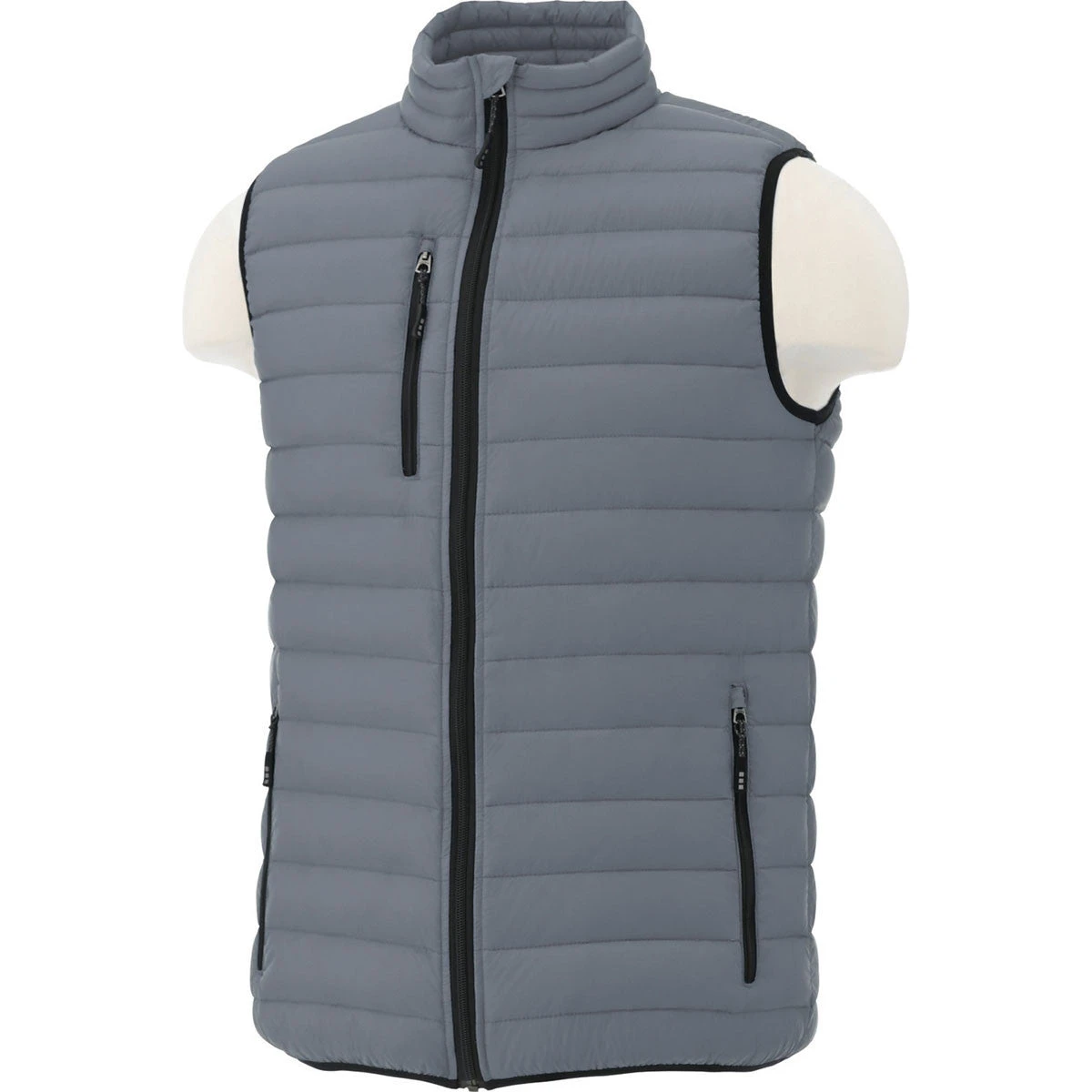 Elevate Men's Steel Grey Whistler Light Down Vest 3 Elevate Men's Steel Grey Whistler Light Down Vest