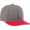 Elevate Team Red/Heather Dark Charcoal Prevail Ballcap -Elevate TM32027 Team Red Heather Dark Charcoal F