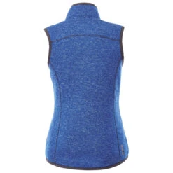 Elevate Women's Metro Blue Heather Fontaine Knit Vest -Elevate TM92502 Metro Blue Heather B
