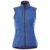 Elevate Women's Metro Blue Heather Fontaine Knit Vest 2 Elevate Women's Metro Blue Heather Fontaine Knit Vest -Elevate TM92502 Metro Blue Heather F