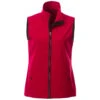 Elevate Women's Team Red/Black Warlow Softshell Vest -Elevate TM92504 358 F