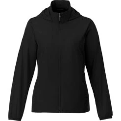 Elevate Women's Black Toba Packable Jacket