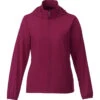 Elevate Women's Maroon Toba Packable Jacket -Elevate TM92608 Maroon F