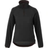Elevate Women's Black Smoke Odaray Half Zip Jacket