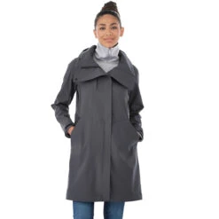 Elevate Women's Grey Storm Manhattan Softshell Jacket 7 Elevate Women's Grey Storm Manhattan Softshell Jacket -Elevate TM92934 Grey Storm HTF