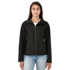 Elevate Women's Black Karmine Softshell Jacket -Elevate TM92937 995 HTF