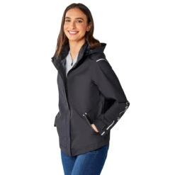 Elevate Women's Black Gearhart Softshell Jacket -Elevate TM92938 995 HTS