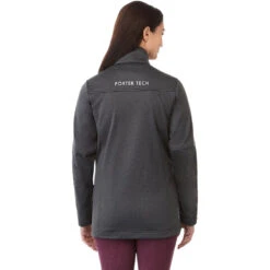 Elevate Women's Heather Dark Charcoal Joris Eco Softshell Jacket 12 Elevate Women's Heather Dark Charcoal Joris Eco Softshell Jacket -Elevate TM92940 Heather Dark Charcoal HTB
