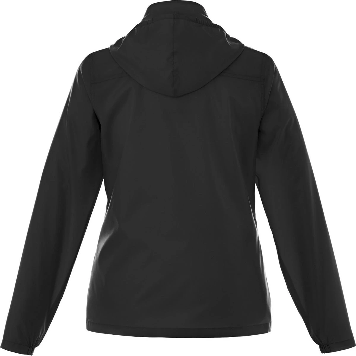 Elevate Women's Black Darien Packable Jacket 4 Elevate Women's Black Darien Packable Jacket - Image 2