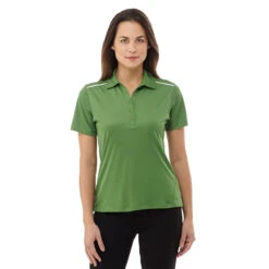 Elevate Women's Juniper Albula Short Sleeve Polo -Elevate TM96207 Juniper HTF