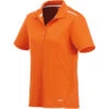 Elevate Women's Saffron Albula Short Sleeve Polo -Elevate TM96207 Saffron F