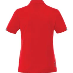 Elevate Women's Red Kiso Short Sleeve Polo -Elevate TM96209 Red B