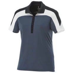 Elevate Women's Indigo/Navy/White Vesta Short Sleeve Polo
