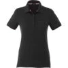 Elevate Women's Black Banfield Short Sleeve Polo -Elevate TM96223 Black 1024x1024 1