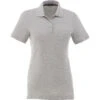 Elevate Women's Heather Grey Banfield Short Sleeve Polo -Elevate TM96223 Heather Grey F