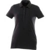 Elevate Women's Heather Dark Charcoal Acadia Short Sleeve Polo