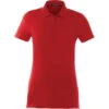 Elevate Women's Team Red Acadia Short Sleeve Polo -Elevate TM96224 Team Red F