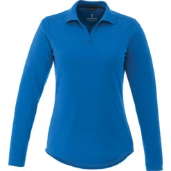 Elevate Women's Olympic Blue Mori Long Sleeve Polo