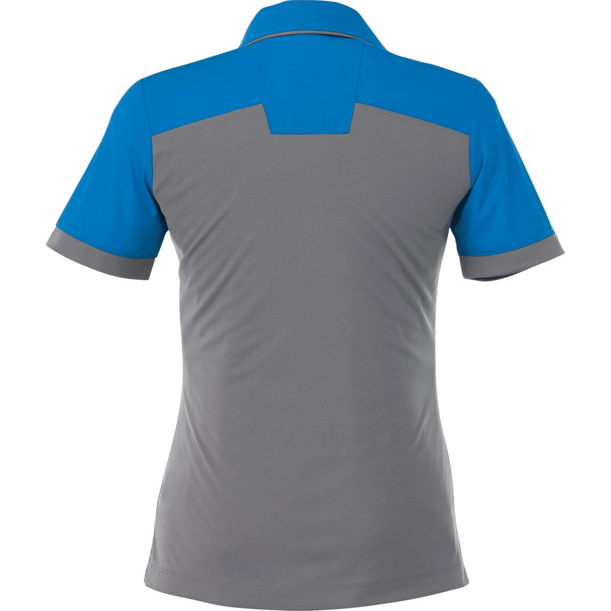 Elevate Women's Olympic Blue/Steel Grey Mack Short Sleeve Polo 4 Elevate Women's Olympic Blue/Steel Grey Mack Short Sleeve Polo - Image 2