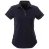Elevate Women's Vintage Navy/Quarry Remus Short Sleeve Polo