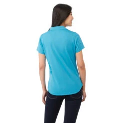 Elevate Women's Aspen Blue Otis Short Sleeve Polo 8 Elevate Women's Aspen Blue Otis Short Sleeve Polo -Elevate TM96311 430 HTB
