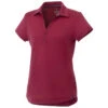Elevate Women's Vintage Red Amos Eco Short Sleeve Polo