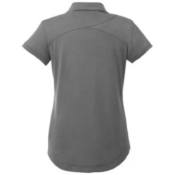 Elevate Women's Steel Grey Amos Eco Short Sleeve Polo -Elevate TM96312 945 B