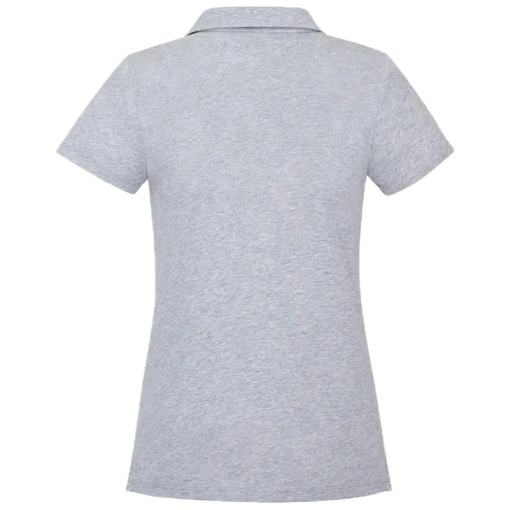 Elevate Women's Heather Grey Somoto Eco Short Sleeve Polo 4 Elevate Women's Heather Grey Somoto Eco Short Sleeve Polo - Image 2
