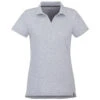 Elevate Women's Heather Grey Somoto Eco Short Sleeve Polo -Elevate TM96314 Heather Grey F