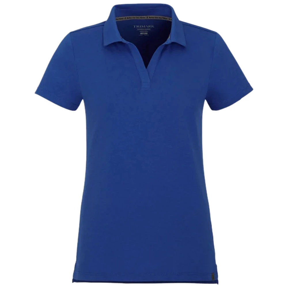 Elevate Women's New Royal Somoto Eco Short Sleeve Polo 3 Elevate Women's New Royal Somoto Eco Short Sleeve Polo