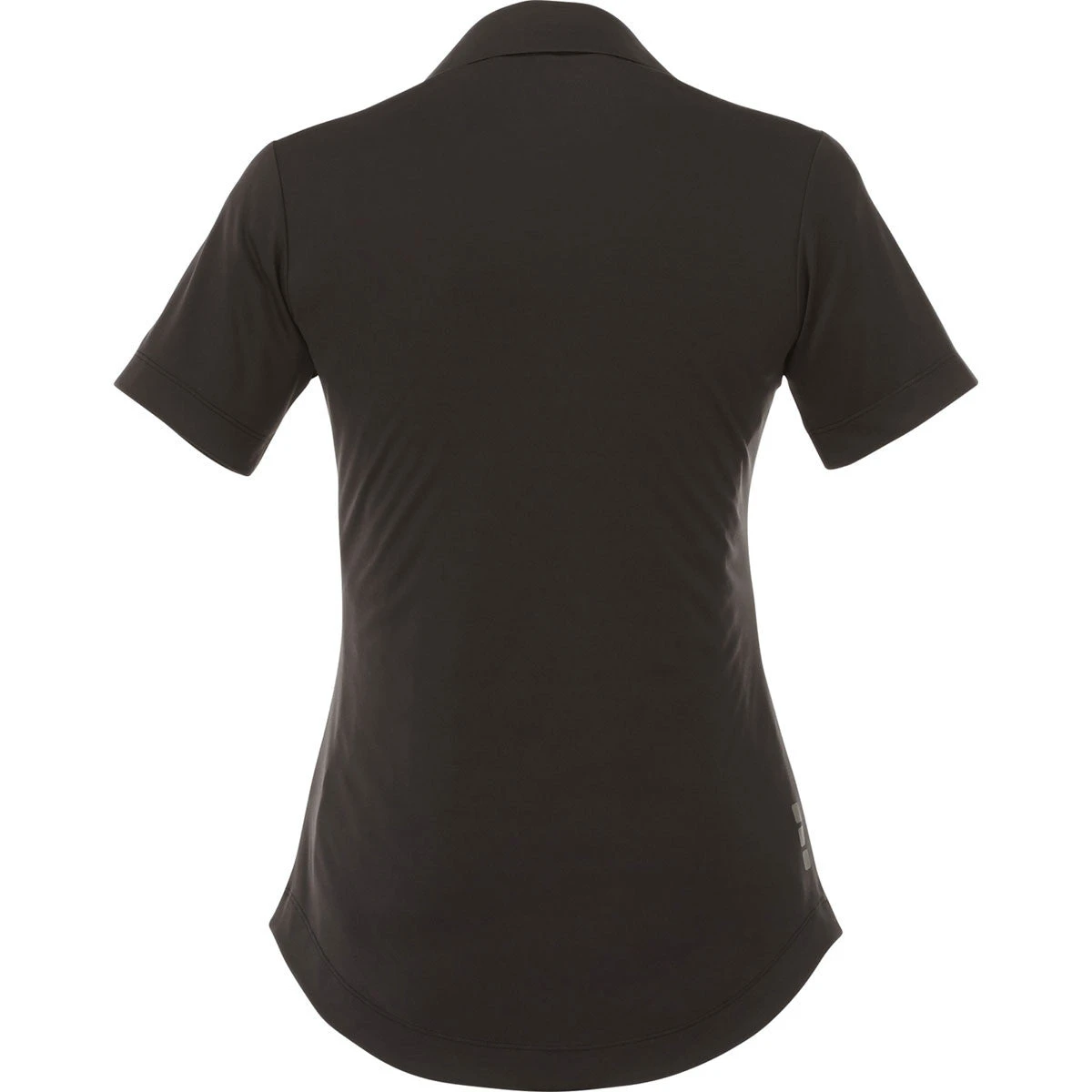 Elevate Women's Heather Dark Charcoal/Black Smoke Sagano Short Sleeve Polo 4 Elevate Women's Heather Dark Charcoal/Black Smoke Sagano Short Sleeve Polo - Image 2