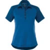 Elevate Women's Olympic Blue Heather/Invictus Sagano Short Sleeve Polo -Elevate TM96508 Olympic Blue Heather Invictus F