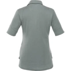 Elevate Women's Steel Grey Torres Short Sleeve Polo -Elevate TM96509 Steel Grey B