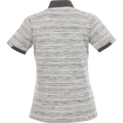 Elevate Women's Heather Grey/Grey Storm Emory Short Sleeve Polo 6 Elevate Women's Heather Grey/Grey Storm Emory Short Sleeve Polo -Elevate TM96510 Heather Grey Grey Storm B