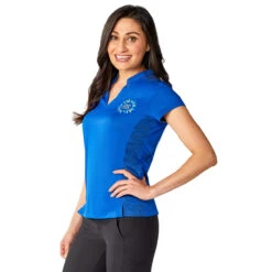 Elevate Women's New Royal Piedmont Short Sleeve Polo -Elevate TM96511 561 HTS