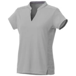 Elevate Women's Silver Piedmont Short Sleeve Polo