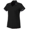 Elevate Women's Black/Grey Storm Cerrado Short Sleeve Polo -Elevate TM96512 995 F