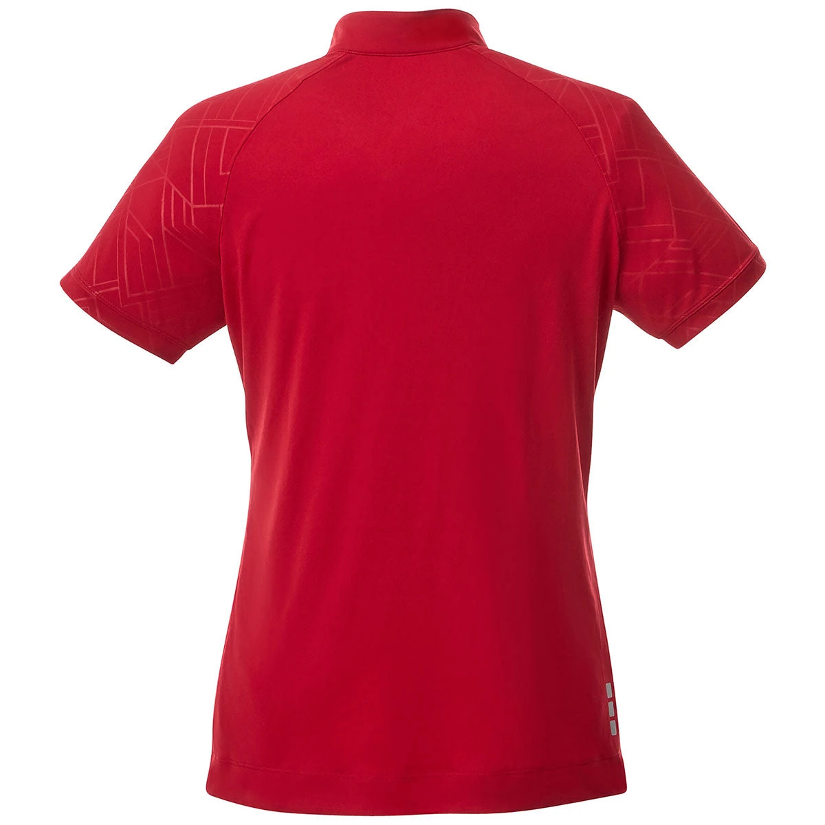Elevate Women's Team Red Hakone Short Sleeve Polo 4 Elevate Women's Team Red Hakone Short Sleeve Polo - Image 2