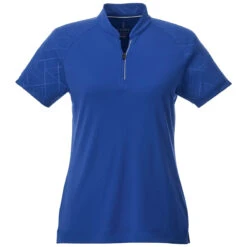 Elevate Women's New Royal Hakone Short Sleeve Polo