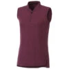 Elevate Women's Maroon Heather Kinport Sleeveless Polo