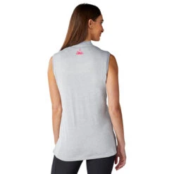 Elevate Women's Silver Heather Kinport Sleeveless Polo -Elevate TM96706 927 HTB