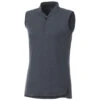 Elevate Women's Black Smoke Heather Kinport Sleeveless Polo -Elevate TM96706 994 F