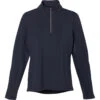 Elevate Women's Navy Caltech Knit Quarter Zip