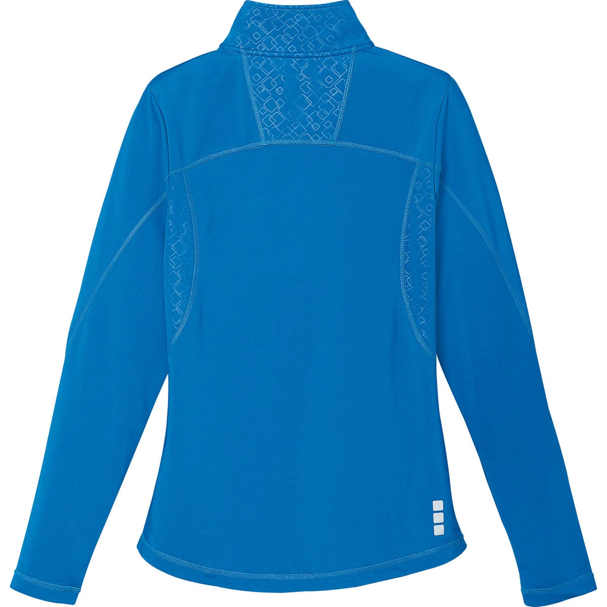 Elevate Women's Olympic Blue Caltech Knit Quarter Zip 4 Elevate Women's Olympic Blue Caltech Knit Quarter Zip - Image 2