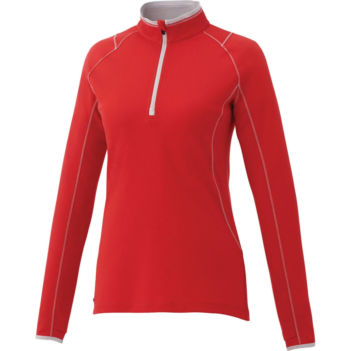 Elevate Women's Team Red Knew Knit Half Zip 3 Elevate Women's Team Red Knew Knit Half Zip